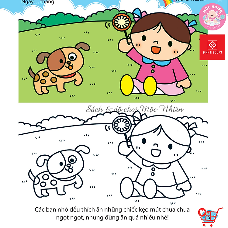 Bé Tập Tô Màu - Từ Cơ Bản Đến Nâng Cao (Nhiều chủ đề) - Ảnh 4