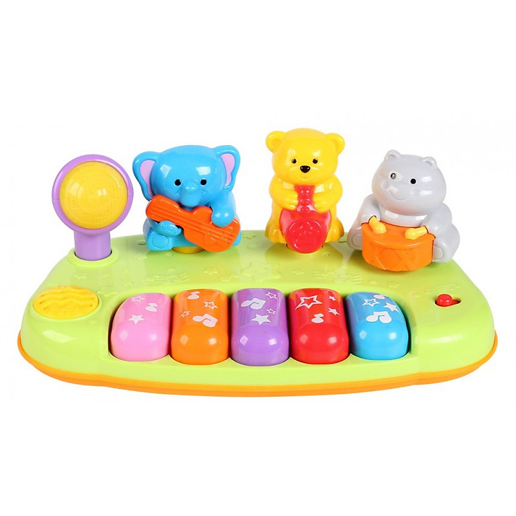 Đàn nhạc Piano đồ chơi động vật hoang dã mini WF002012