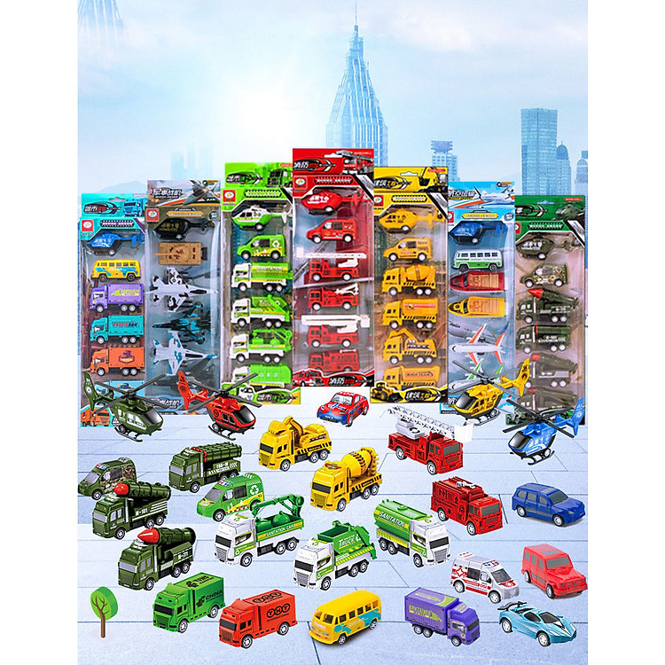 Mua Bộ 6 Xe Đồ Chơi Mô Hình Chính hãng Giá tốt - Hình ảnh 4