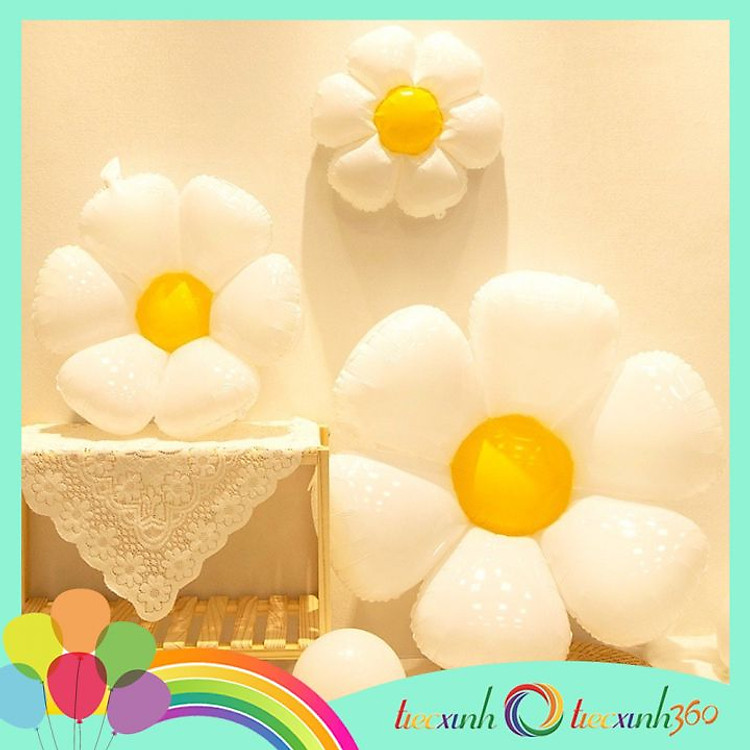 Bong bóng trang trí tiệc hoa cúc - Hoa cười (Nhỏ) - Ảnh 2