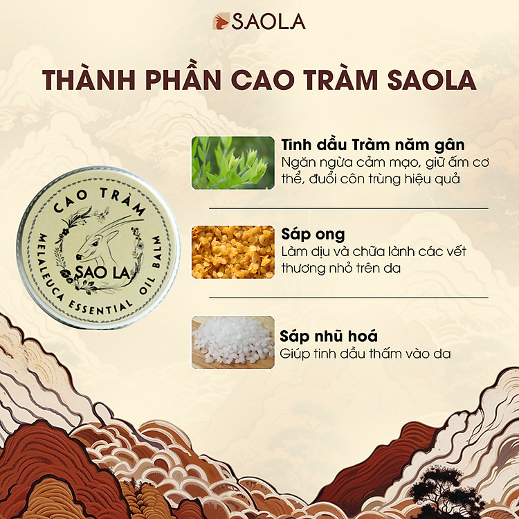 Cao Tràm Sao 11g - Balsam Thiên Nhiên Chính hãng Tiết kiệm - Hình ảnh 4