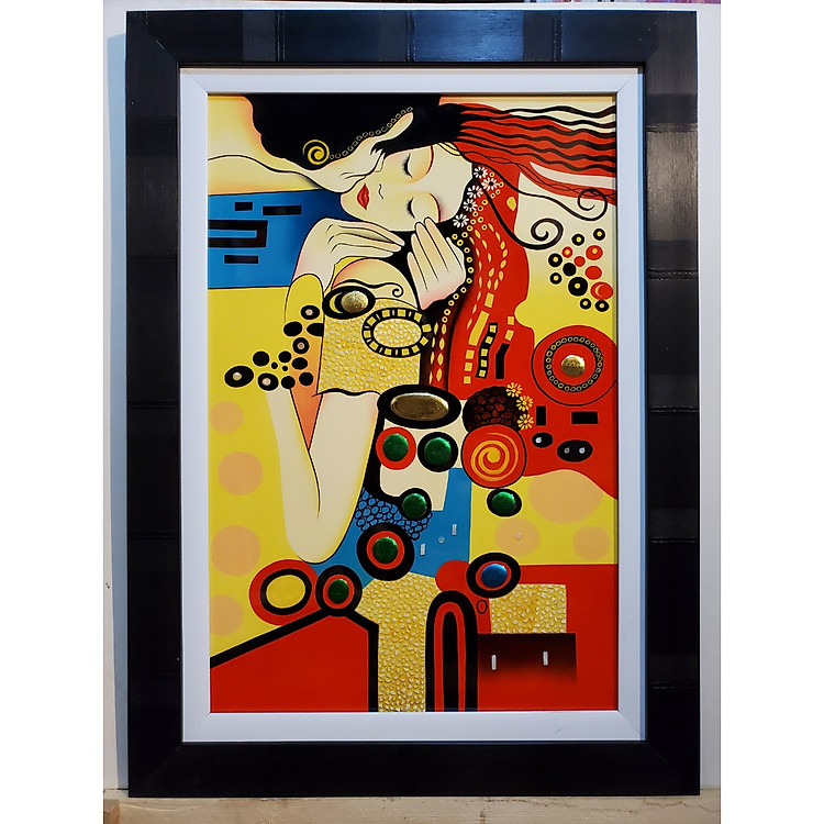 TRANH SƠN MÀI ĐẮP NỔI CAO CẤP TRỪU TƯỢNG Picasso