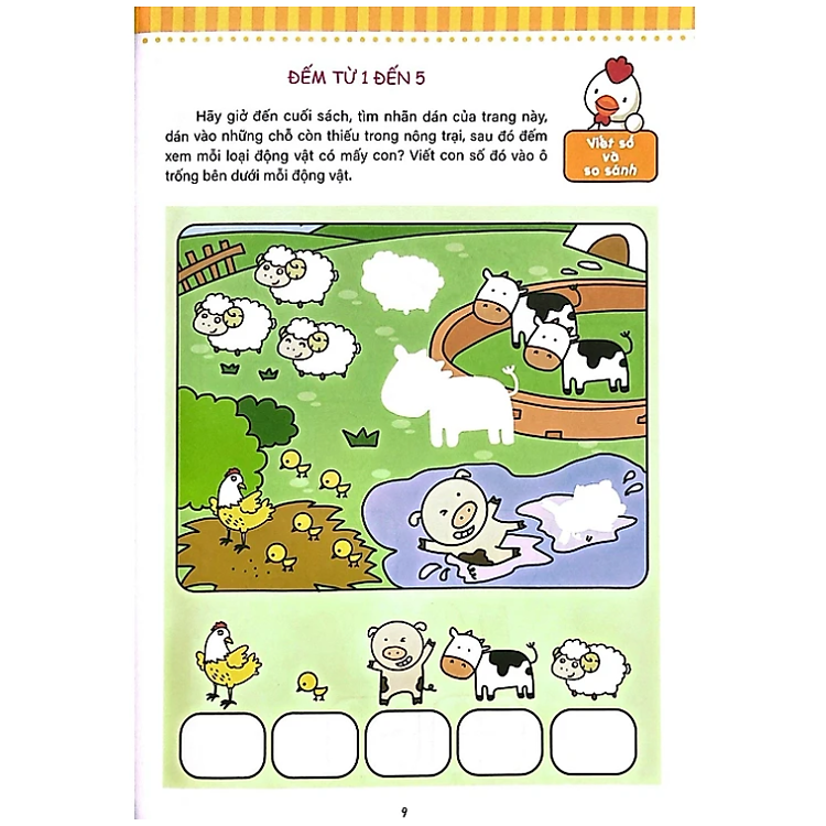 Toán Học Cho Trẻ Mẫu Giáo: Lớp Lá 1 - Ảnh 4