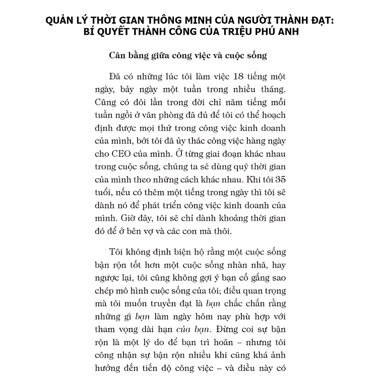 Quản Lý Thời Gian Thông Minh - Muốn Thành Công Nói Không Với Trì Hoãn và Tối Đa Hóa Hiệu Suất Công Việc - Ảnh 4
