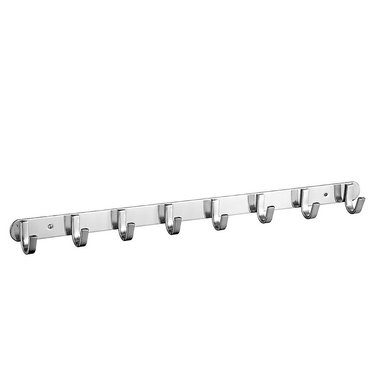 Móc treo quần áo Inox dẹp dày 8 móc Yamato MA01-8