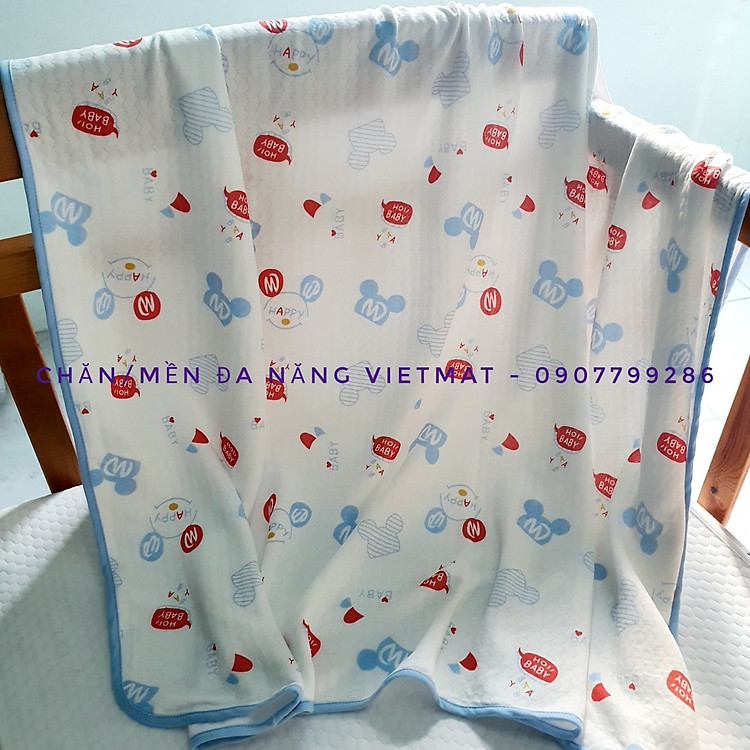 Mua Chăn đắp trẻ em sợi tre Mickey Chính hãng Giá tốt - Hình ảnh 3