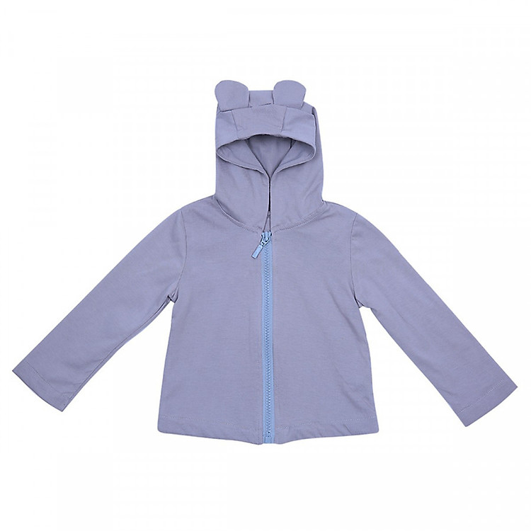 Áo Khoác Dài Tay Màu Đậm Cho Bé Trai MihaBaby AK02 - Xám Nhạt