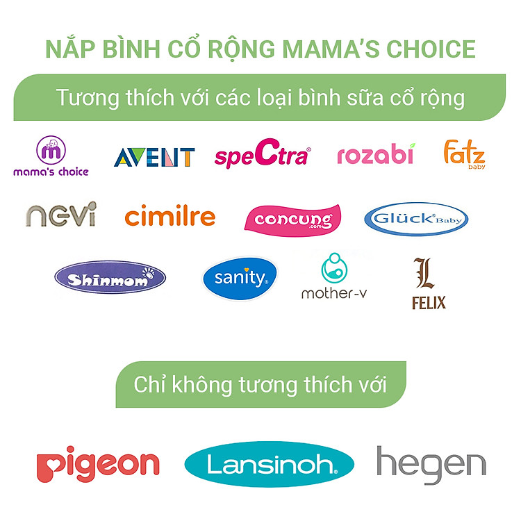Nắp Bình Sữa Mama's Choice Cổ Rộng Uy tín Tiết kiệm - Hình ảnh 4