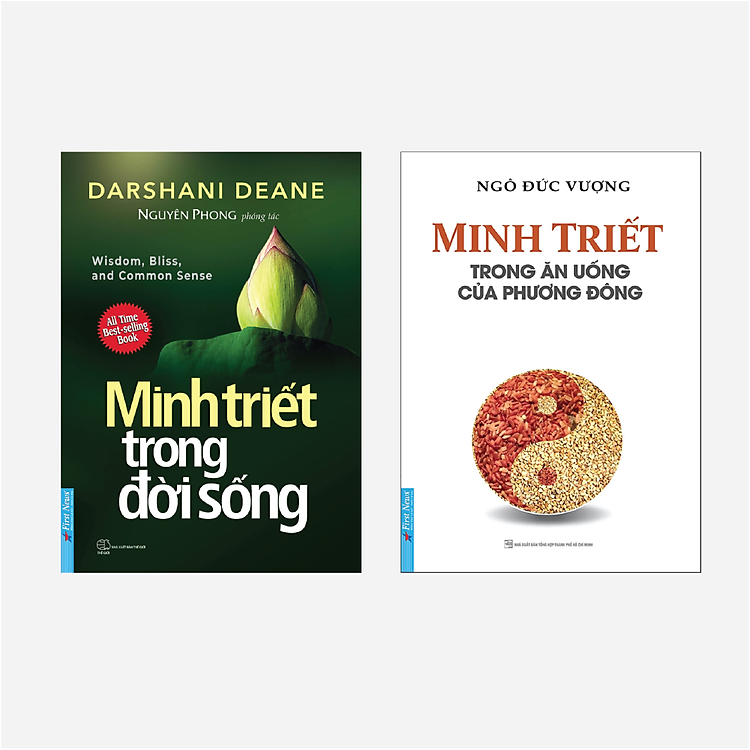 Sách Combo Minh Triết Trong Đời Sống + Minh Triết Trong Ăn Uống Của Phương Đông - First News
