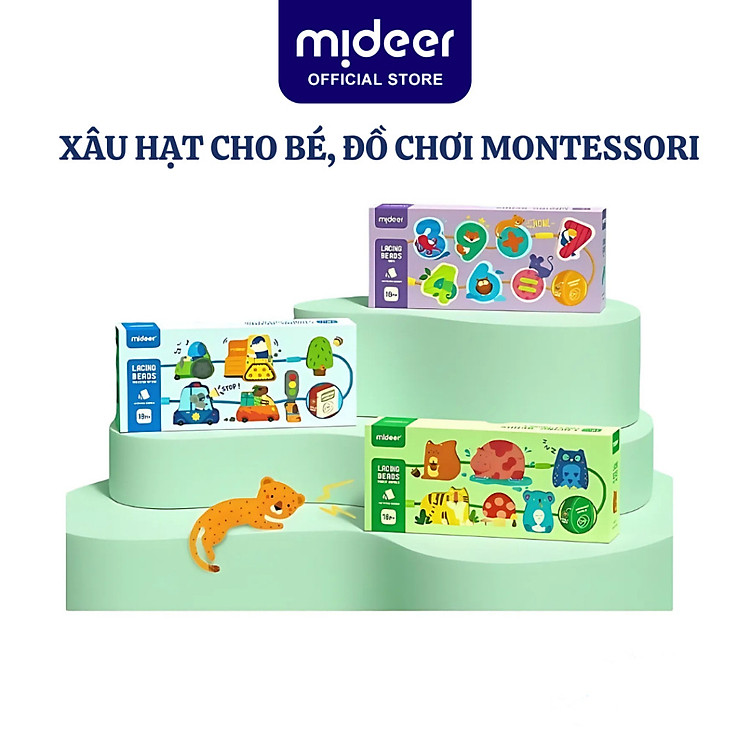 Mua tại MyKingdom: Hạt Luồn Montessori Mideer cho Bé - Ngập tràn khuyến mãi