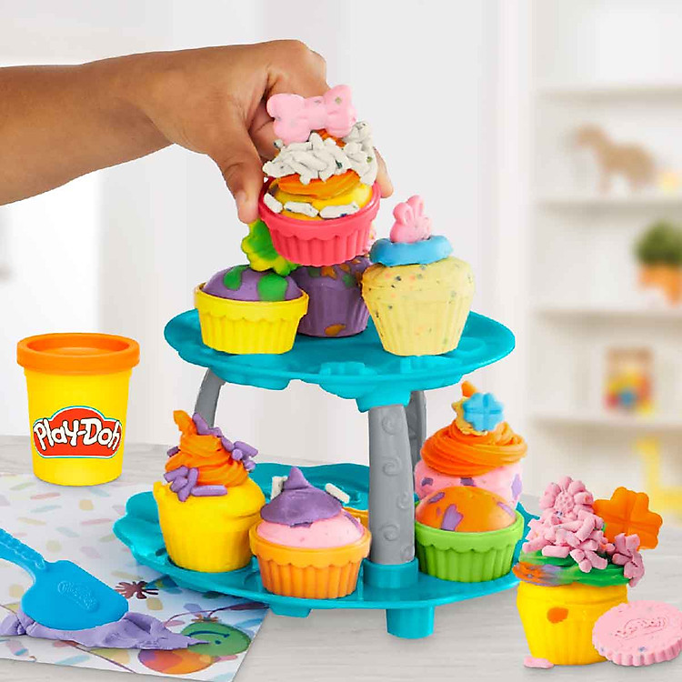 Mua Đồ Chơi Tháp Bánh Cupcake PLAYDOH Chính hãng Tiết kiệm - Hình ảnh 5