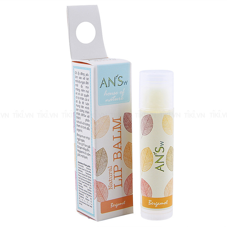 Son Dưỡng Môi AN'Sw Tinh Dầu Cam Bergamot