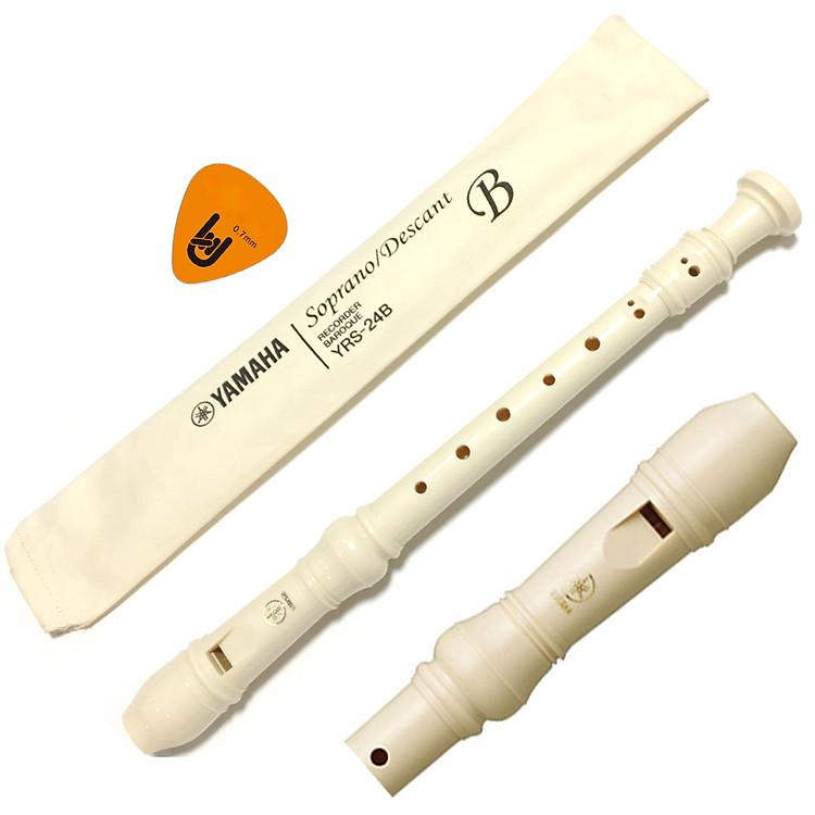 Sáo Recorder Soprano Yamaha YRS-24B Tone C (Đô) Hàng Chính Hãng