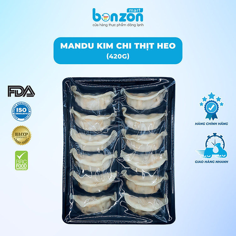 Mandu kim chi thịt heo 420gr