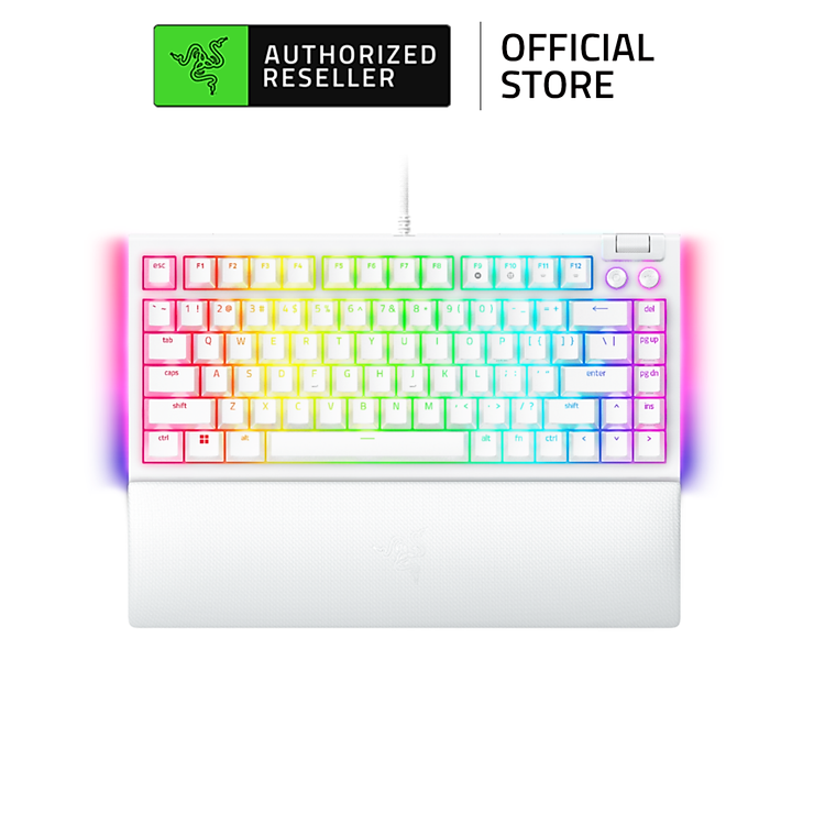 Bàn phím Razer BlackWidow V4 75% - Hot-swappable Mechanical Gaming Keyboard (Hàng chính hãng)