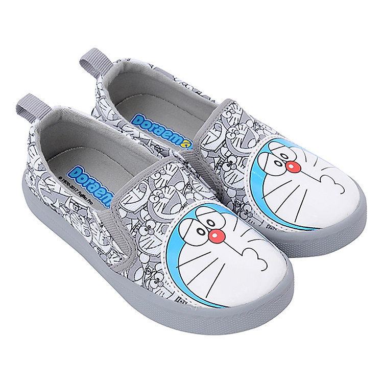 Giày Vải Doraemon Bé Trai Biti's DSB120622XAL - Xám Nhạt
