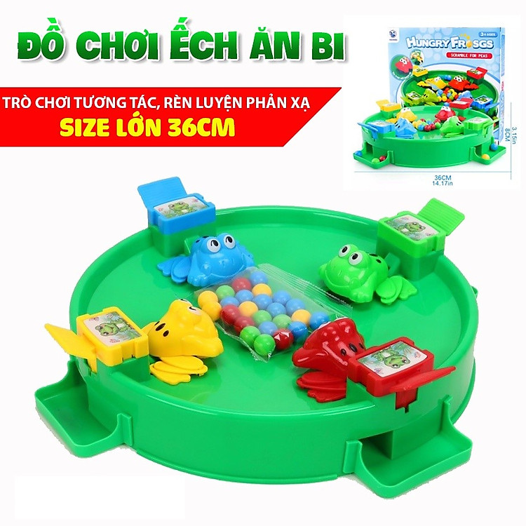Đồ Chơi Ếch Ăn Bi - Cho Bé Chính hãng Tiết kiệm - Hình ảnh 5
