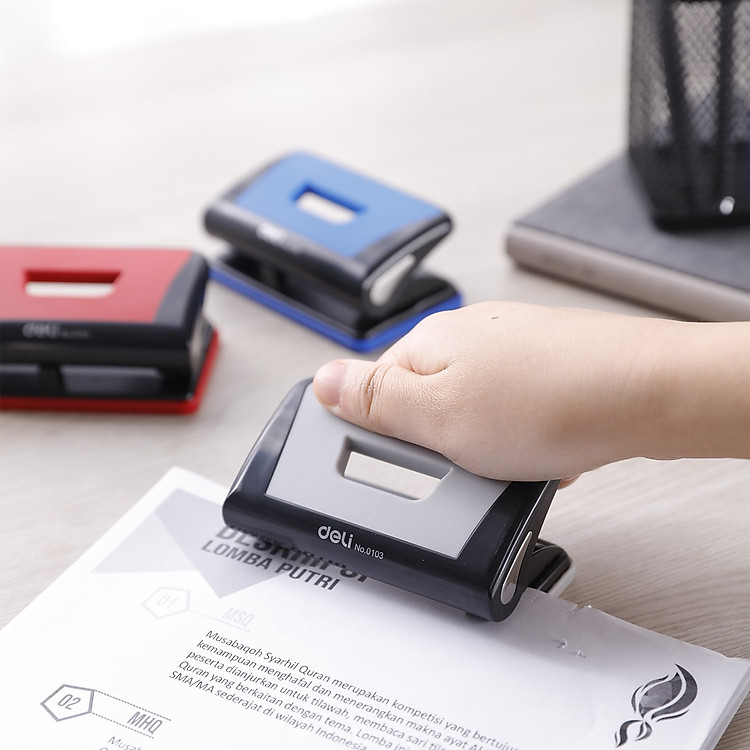 Máy Đục Lỗ Deli E0103 (10 tờ) - Ảnh 6