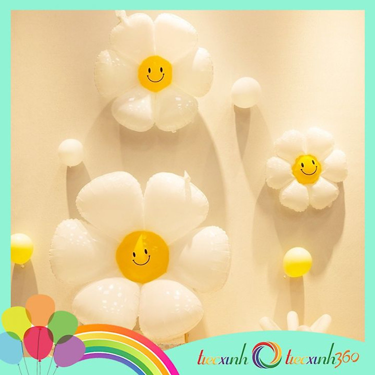 Bong bóng trang trí tiệc hoa cúc - Hoa cười (Nhỏ) - Ảnh 7