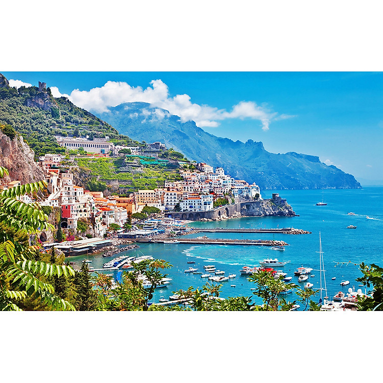 Bộ tranh xếp hình 1000 mảnh Bờ Biển Amalfi Chính hãng Ưu đãi - Hình ảnh 2