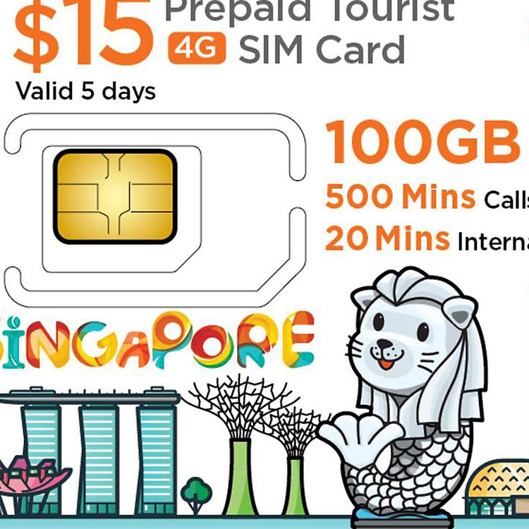 Sim 4G Singapore Sim M1 Nhận Tại Sân Bay Changi