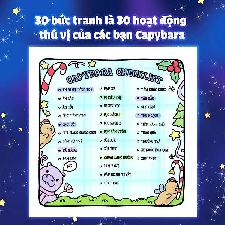 Tô Màu Capybara & Ngân Hà Lấp Lánh - Ảnh 3