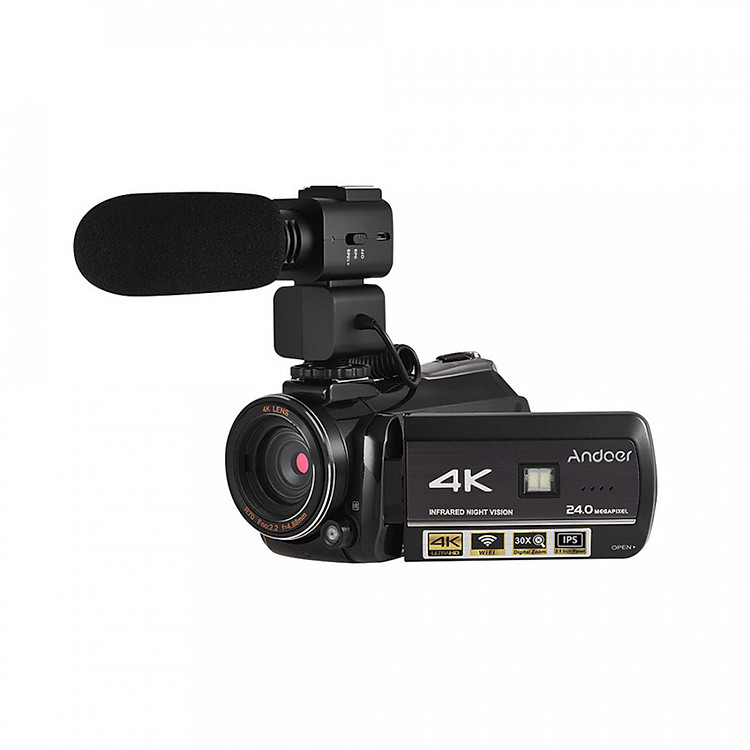 Máy Quay Phim Andoer AC3 4K UHD 24MP Wifi Zoom 30X