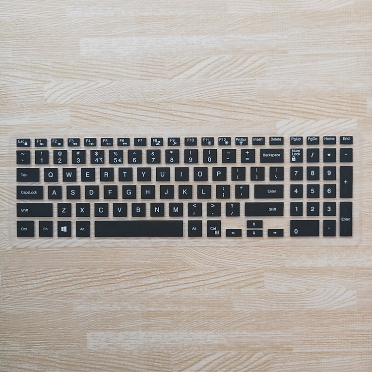 Miếng silicon phủ bàn phím dành cho laptop Dell từ 15 đến 17.7 inch - Ôm phím
