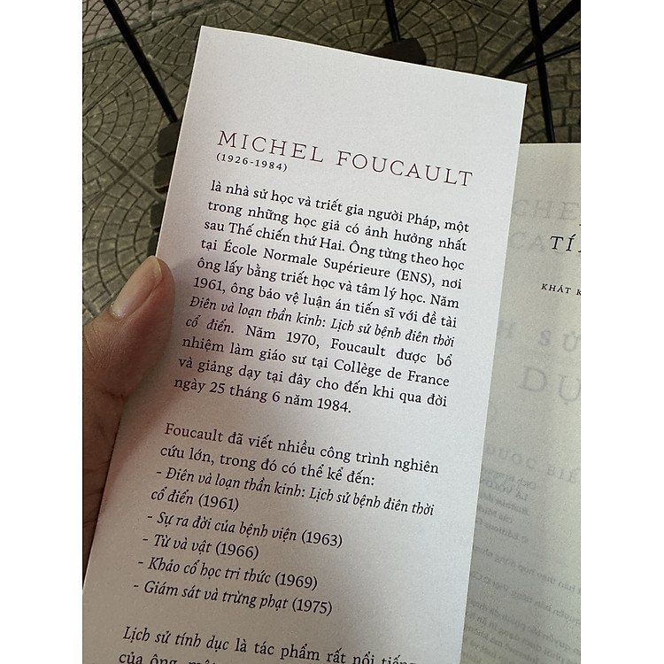 LỊCH SỬ TÍNH DỤC - Michel Foucault - Ảnh 2