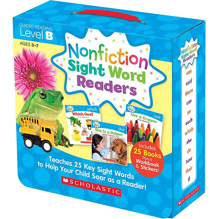 Sách Nonfiction Sight Word Readers: Guided Reading Level B (Parent Pack)