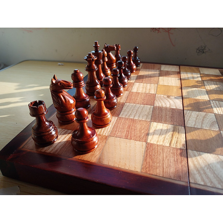 Mua Bàn cờ vua gỗ hương tại Vua cờ Chính hãng Giá rẻ - Hình ảnh 5