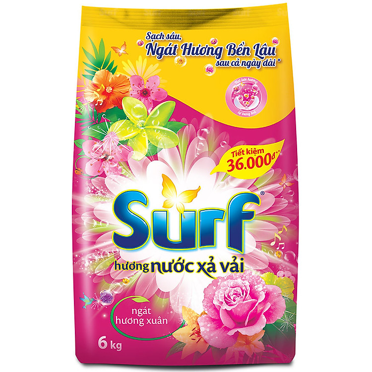 Bột Giặt SURF Ngát Hương Xuân (6kg)