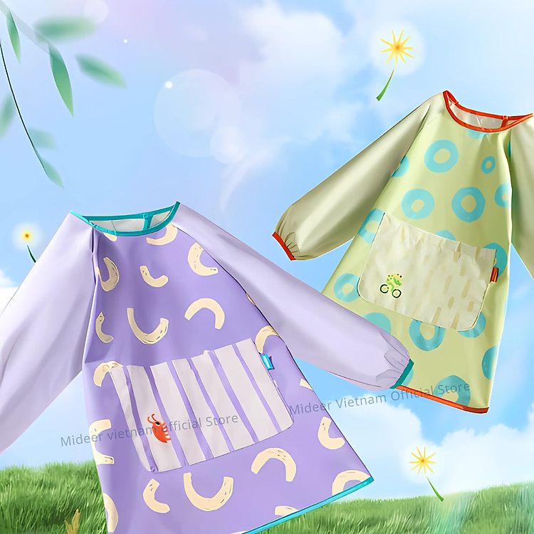 Mua Ao Khoác Vẽ Tranh Chống Nước Cho Bé Chính hãng Ưu đãi - Hình ảnh 4