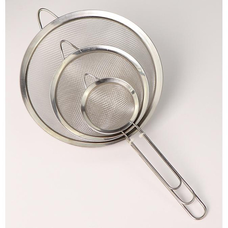 Rây lọc cháo inox cao cấp siêu mịn cho bé giúp mẹ chế biến đồ ăn dặm an toàn VINKID