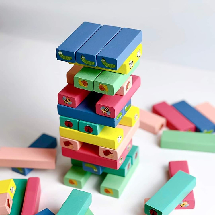 Đồ Chơi Rút Gỗ Trẻ Em 51Pcs Chính hãng Tiết kiệm - Hình ảnh 3