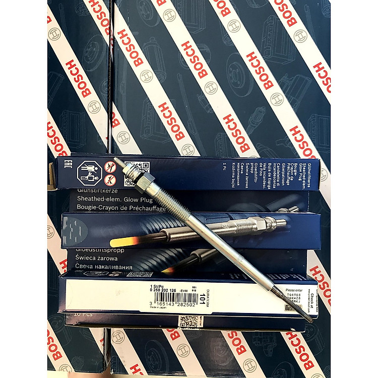 Bugi Xông (Bugi Sấy) Toyota Fortuner, Hilux, Hiace, Land Cruiser Prado - Bosch X2125