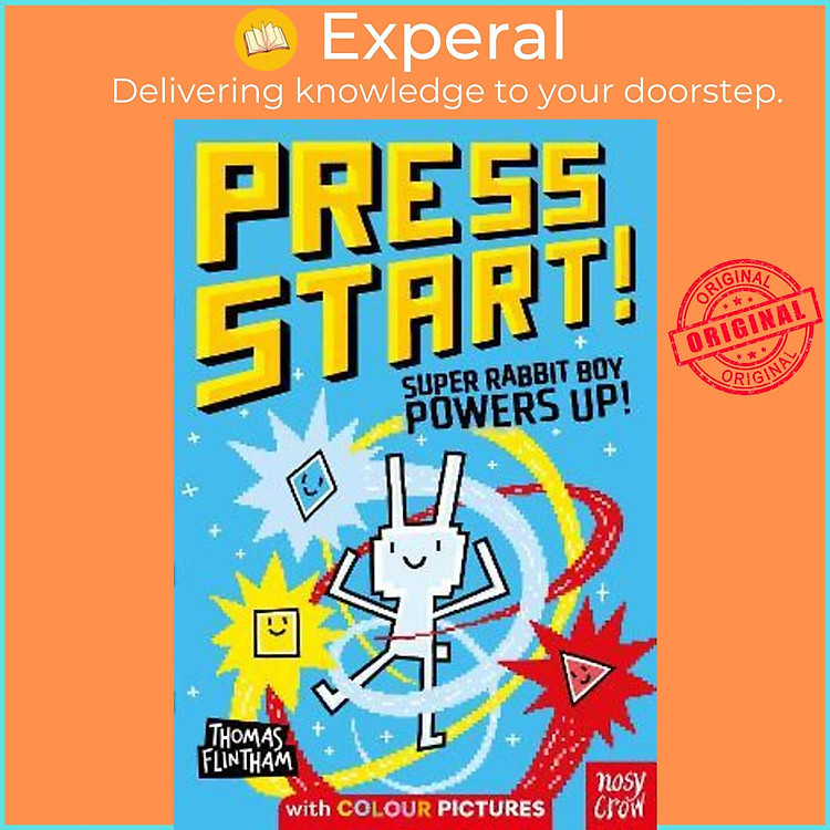 Sách - Press Start! Super Rabbit Boy Powers Up! by Thomas Flintham (UK edition, paperback)