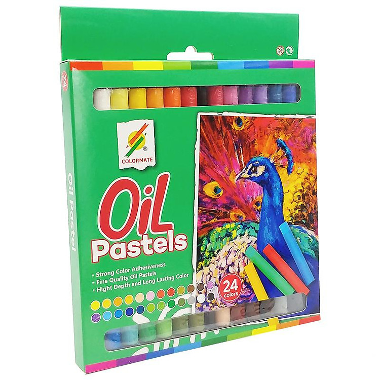 Bộ Bút Sáp Màu Dầu Colormate (24 chiếc) - Ảnh 5