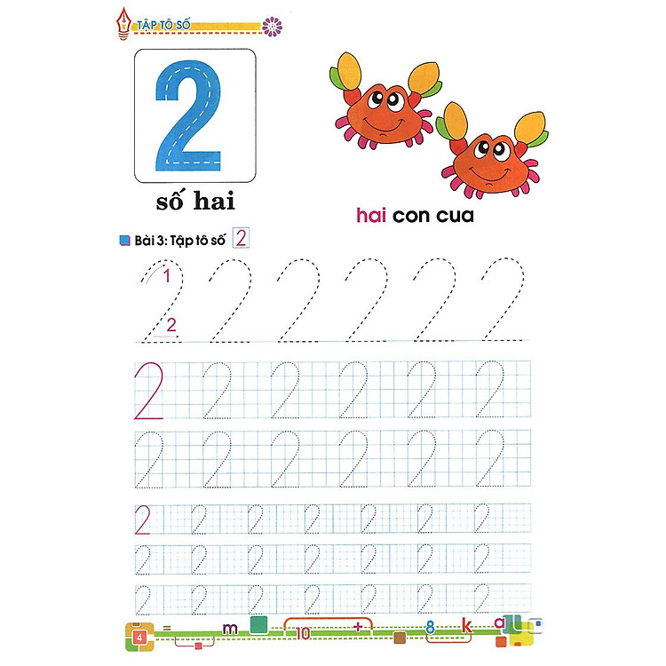 Tủ Sách Bé Vào Lớp Một - Tập Tô Số Lớp 1 - Ảnh 2