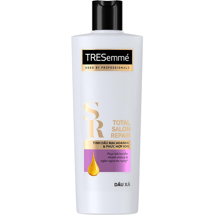 Dầu Xả Tresemmé Total Salon Repair Tinh Dầu Macadamia Ngăn Gãy Rụng - 340g