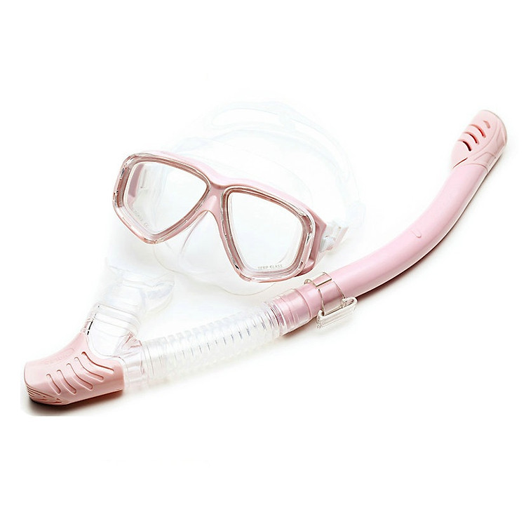 Bộ kính lặn Ống thở S301, mắt KÍNH CƯỜNG LỰC, ống thở van 1 chiều ngăn nước cao cấp.