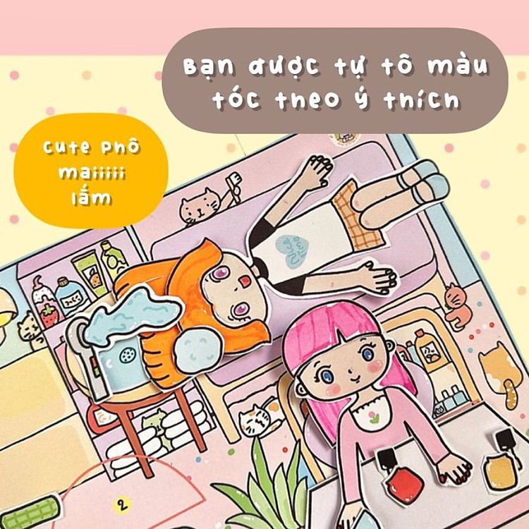 Bộ Tranh Tương Tác Cô Tiên Xanh Chính hãng Tiết kiệm - Hình ảnh 2