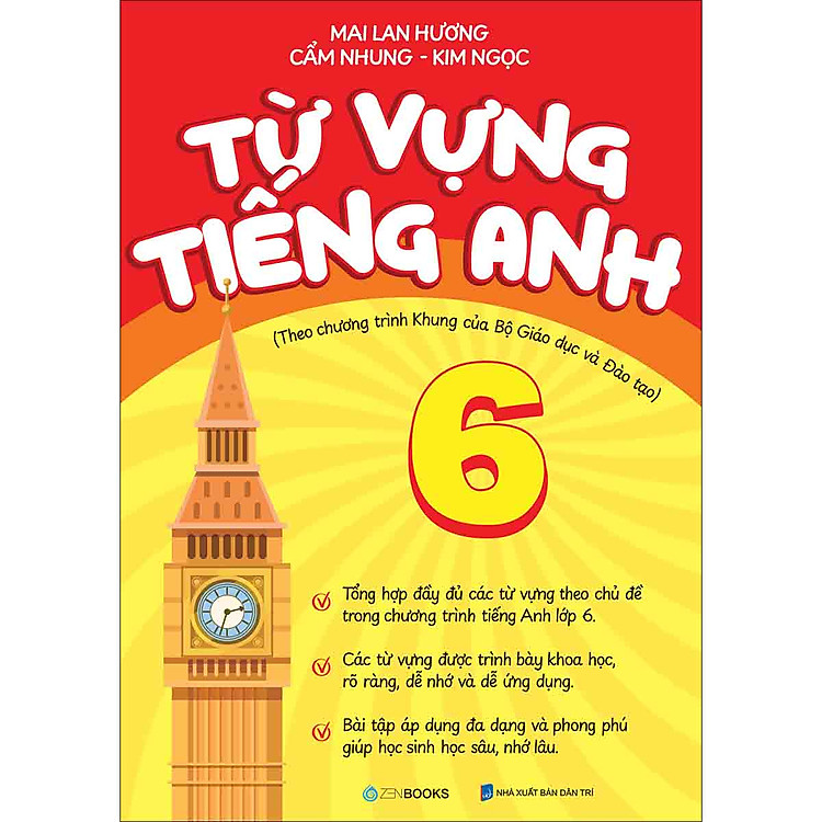 Từ Vựng Tiếng Anh 6 (Theo Chương Trình Khung Của BGD Đạo Tạo)