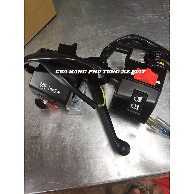 Bộ cùm công tắc cho xe Dream, Super Dream - 2 bên