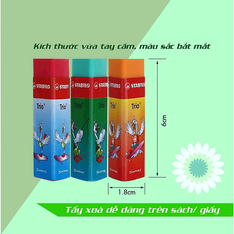 Hộp gôm STABILO Yippy-plas (30 viên) - Ảnh 3