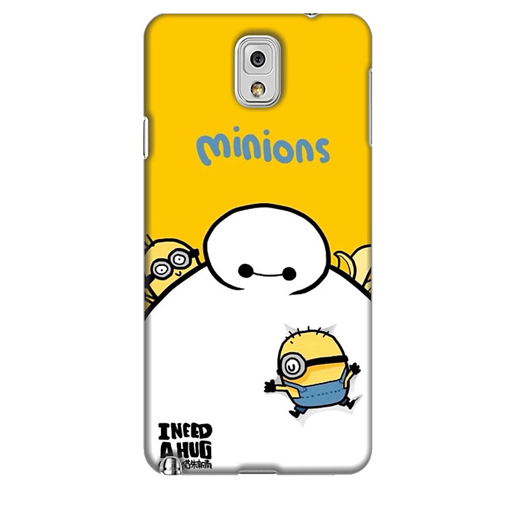 Ốp lưng dành cho điện thoại SAMSUNG GALAXY NOTE 3 hinh Big Hero Minions