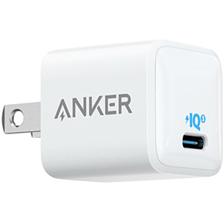 Adapter Sạc 1 Cổng Anker 18W / 20W PowerPort III Nano Tích Hợp PowerIQ 3.0 - Hàng Chính Hãng
