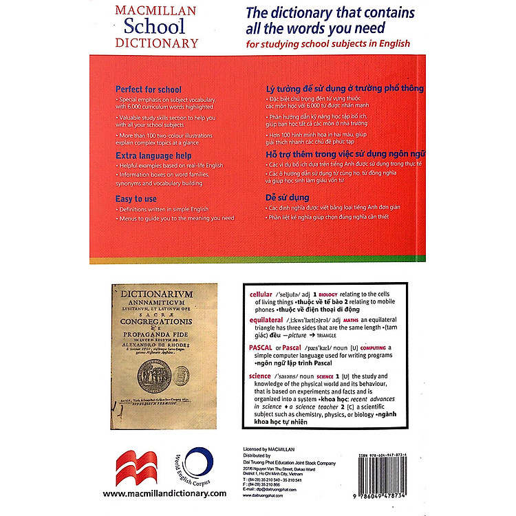 Macmillan School Dictionary - Ảnh 6
