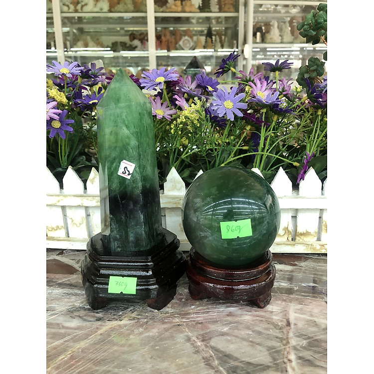 Bộ combo phong thủy trấn trạch đá thạch anh tím