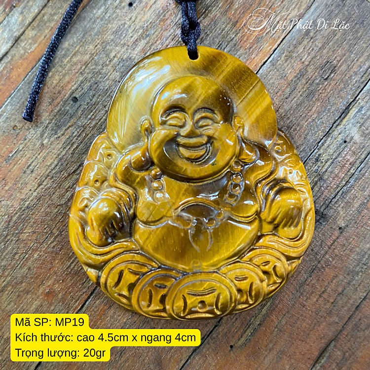 Mặt Phật Di Lặc Đá Tự Nhiên Thật 100% NHASAN Mang Đến Phúc Lộc, An Nhiên Cho Gia Chủ